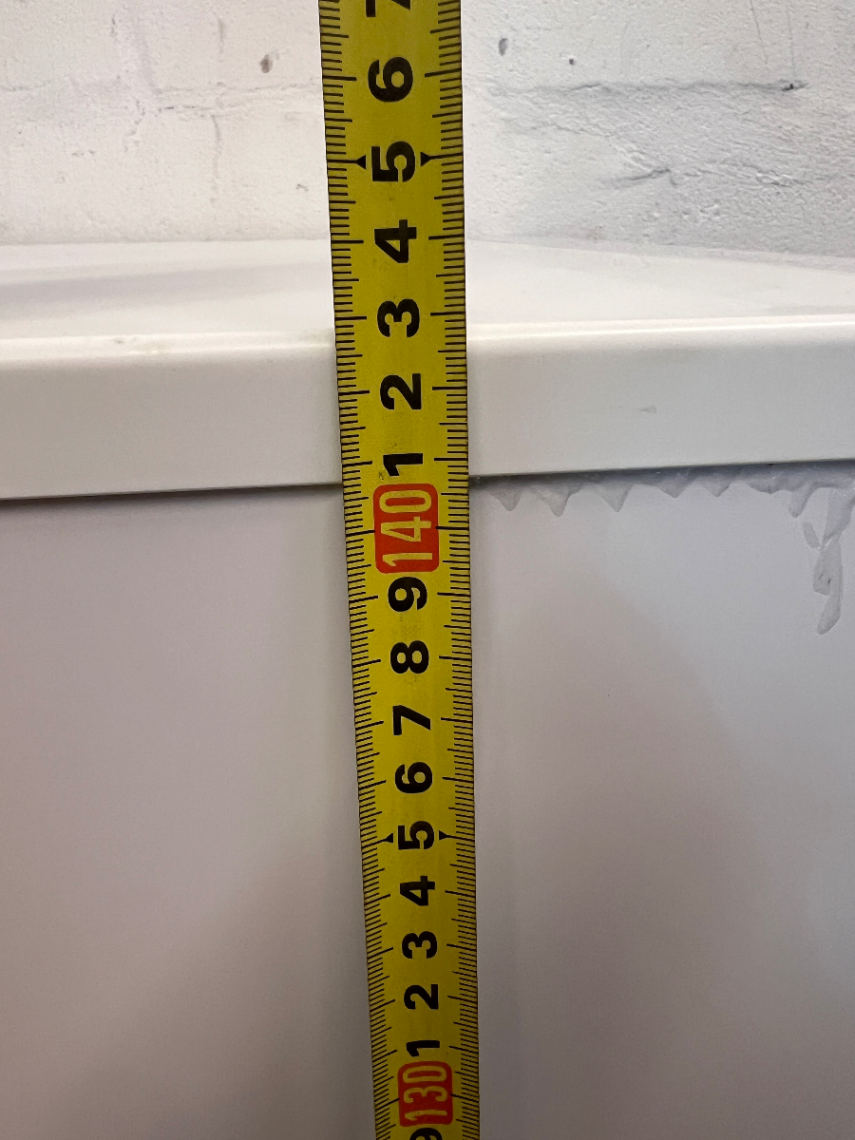 KIC White Top-Mount Fridge Freezer — Internal Light Not Working - 2ndhandwarehouse.com