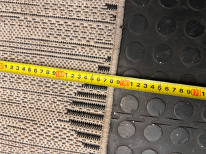Geometric Diamond Pattern Area Rug — Used - Fair Condition - 2ndhandwarehouse.com