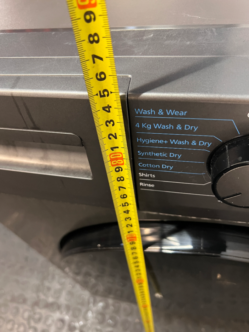 Defy Metallic Grey Front Loader Washing Machine — Good Working Order - 2ndhandwarehouse.com