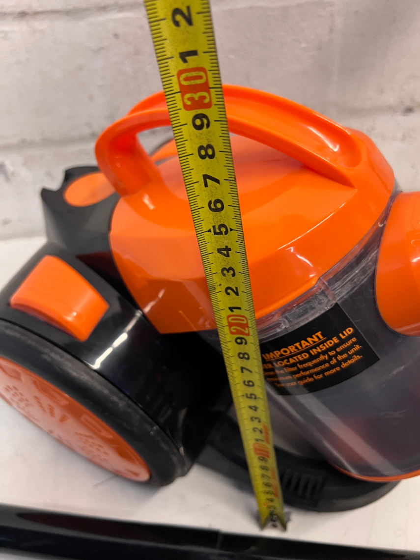 Bennett Read Orange and Black Vacuum Cleaner — Working with Fair Exterior C - 2ndhandwarehouse.com
