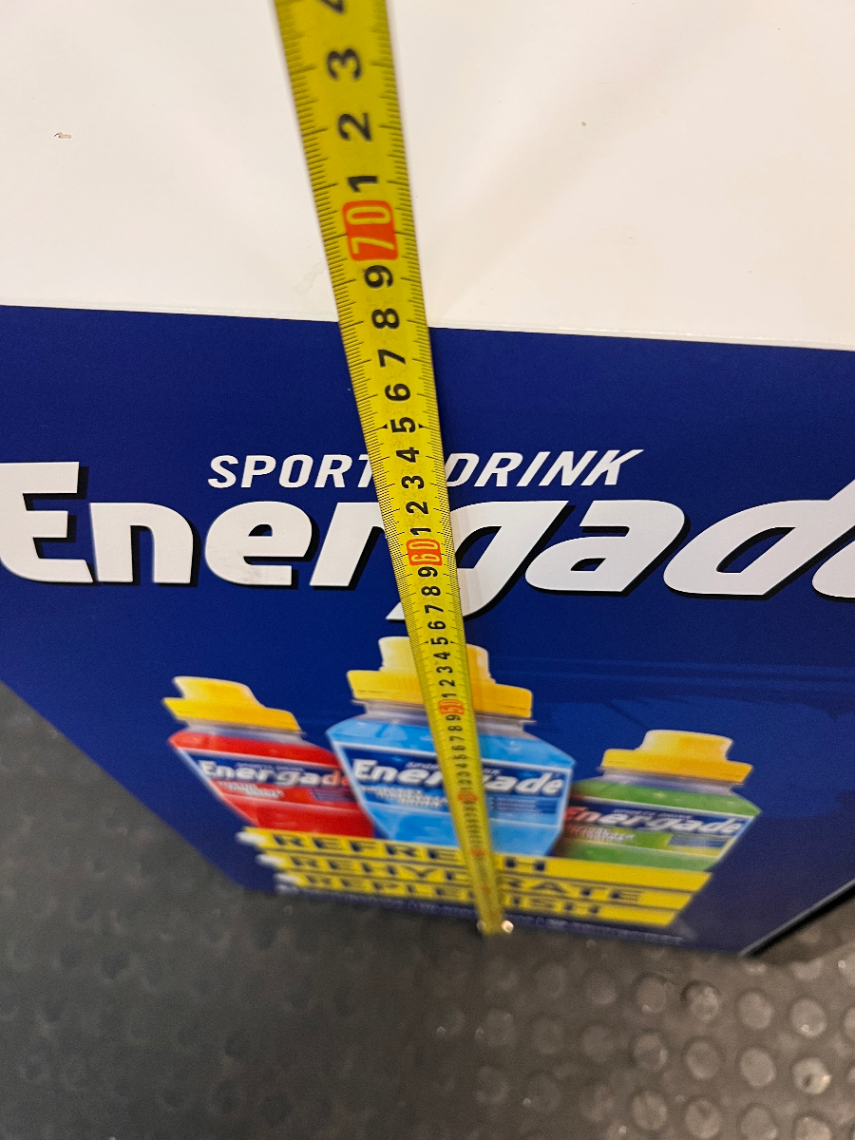 Frigoglass Black Energade Branded Bar Fridge — Good Working O - 2ndhandwarehouse.com