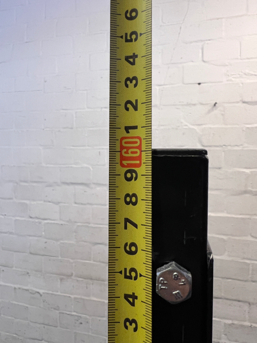 Double Tier Mobile Black Metal Clothing Rail — Well Used C - 2ndhandwarehouse.com