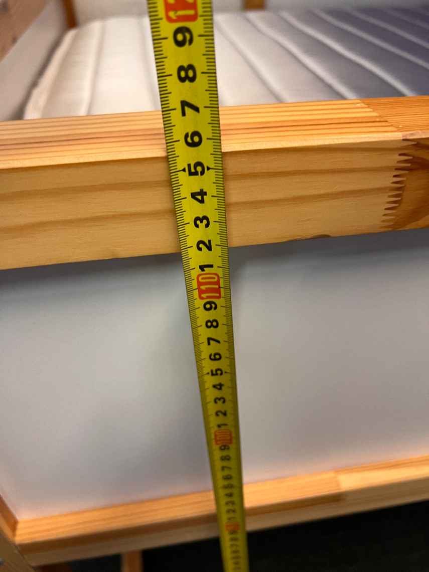 IKEA KURA Reversible Wooden Bunk Bed With Mattress — Good Working Order