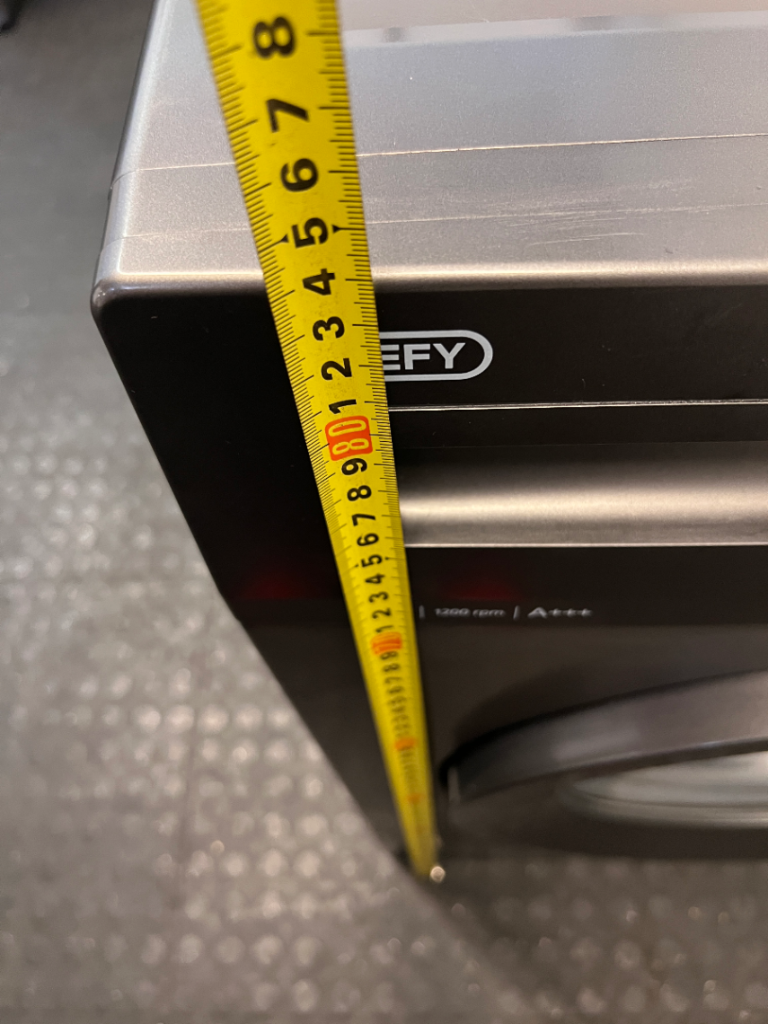 Defy Front Loader Washing Machine in Manhattan Grey — Good Working Order