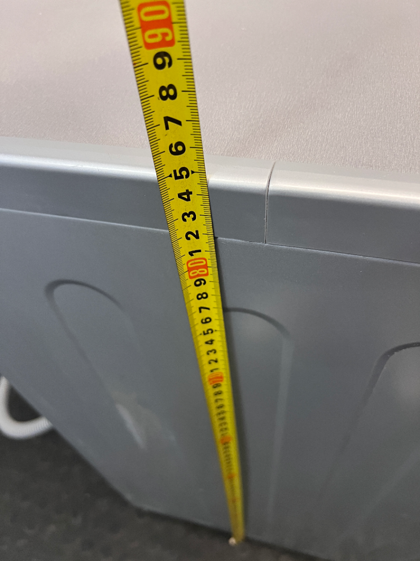 LG 7kg Front Loader Washing Machine in Grey — Good Working Order with Surface Scuffs - 2ndhandwarehouse.com