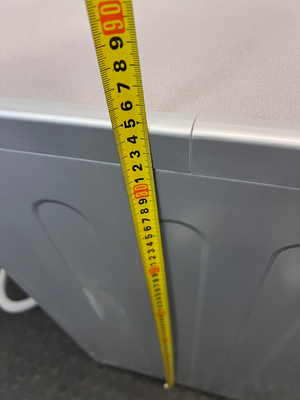 LG 7kg Front Loader Washing Machine in Grey — Good Working Order with Surface Scuffs - 2ndhandwarehouse.com