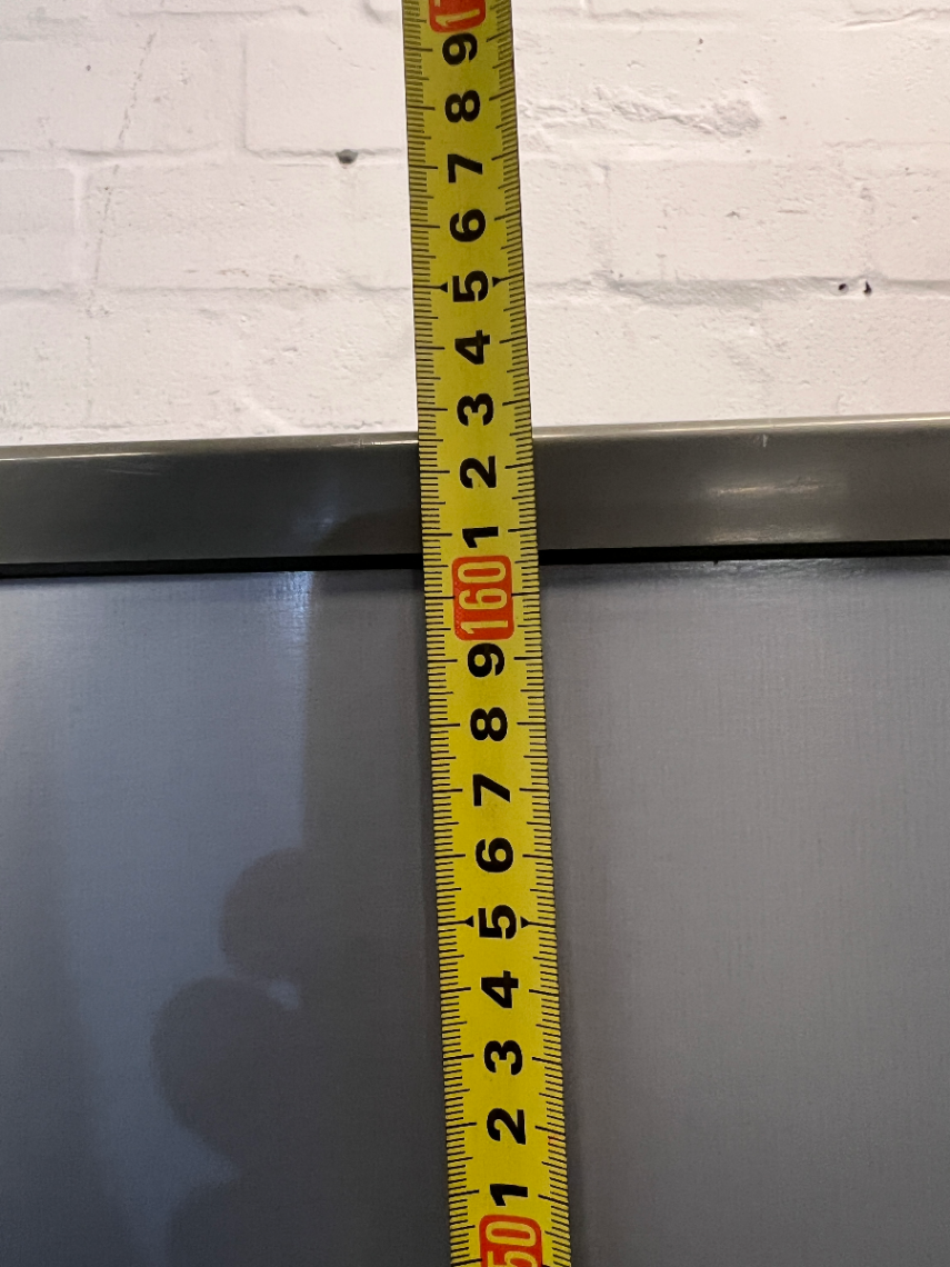 Defy Silver Fridge Freezer — Not Cooling and Exterior Damage - 2ndhandwarehouse.com