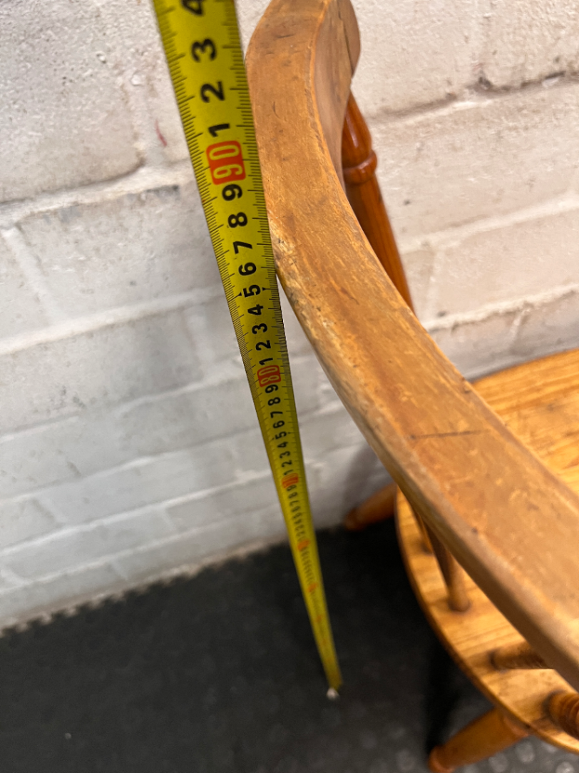 Vintage Windsor-Style Wooden Dining Chair
