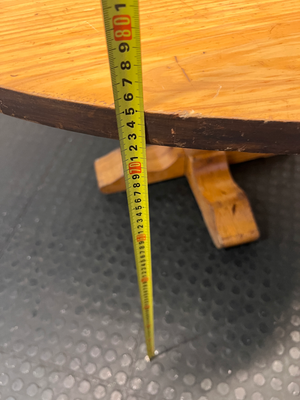 Round Wooden Pedestal Dining Table