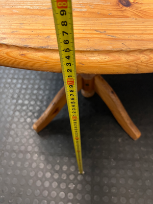 Oval Extendable Wooden Dining Table — Fair Condition with Surface Scratches and Wear