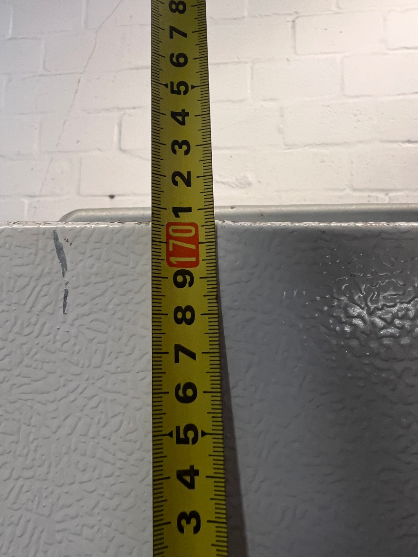 White LG Side-by-Side Fridge Freezer — Good Working Order with Dents on Doors