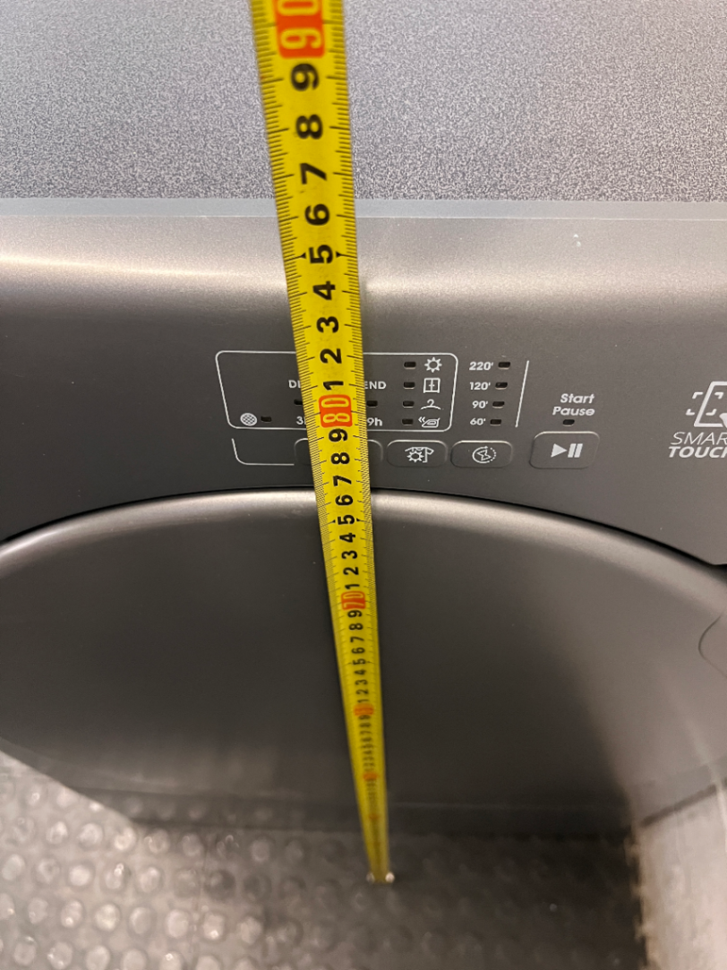 Candy Smart Grey Tumble Dryer — Good Working Order; Fair Cosmetic Condition