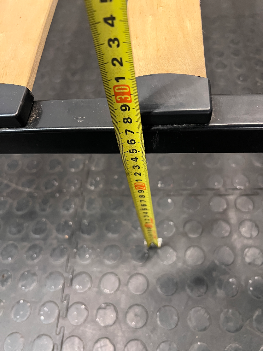 Queen Metal Bed Frame with Wooden Slats