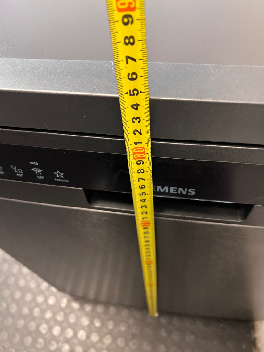 Siemens Silver Freestanding Dishwasher — Good Working Order