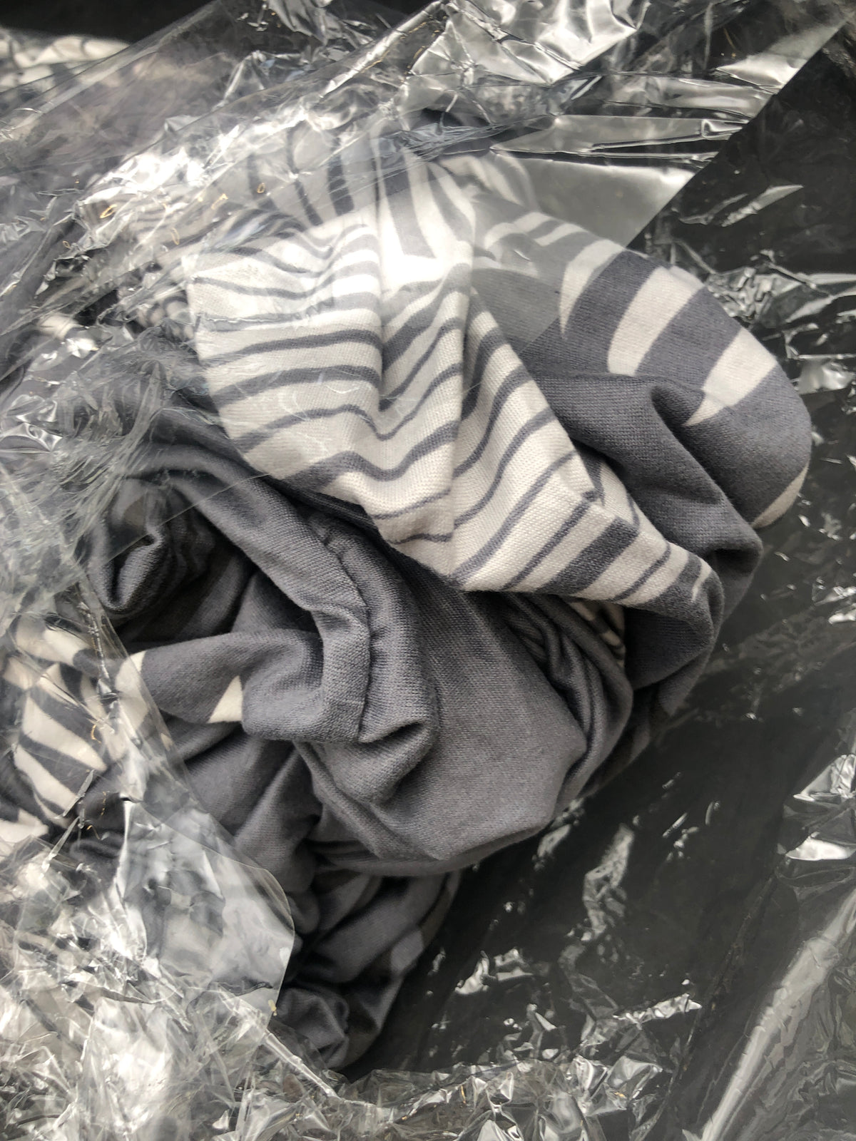 Couch Covers Stretch Material - Dark Grey Palm - 140 cm - Dark grey palm - 185 cm