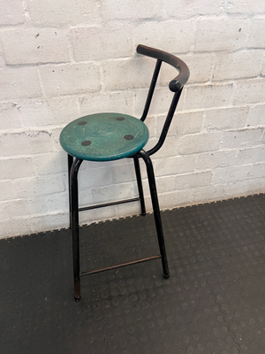ndustrial Bar Stools - Well Used with Rust and Paint Chips - 2ndhandwarehouse.com