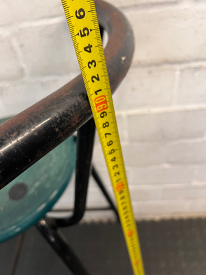 ndustrial Bar Stools - Well Used with Rust and Paint Chips - 2ndhandwarehouse.com