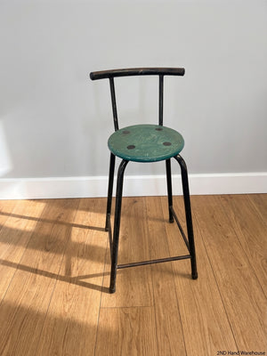 ndustrial Bar Stools - Well Used with Rust and Paint Chips - 2ndhandwarehouse.com