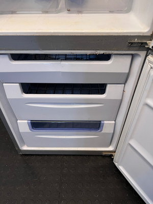 Sleek Silver Whirlpool Double Door Fridge/Freezer - 2ndhandwarehouse.com