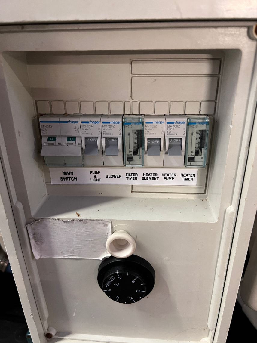 Hexagonal White Jacuzzi with Cover - Untested, As-Is - 2ndhandwarehouse.com