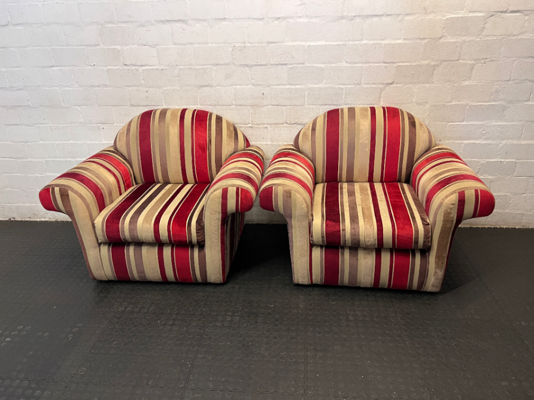 Stripped 1-Seater Armchair - Fair Condition with Surface Marks - 2ndhandwarehouse.com