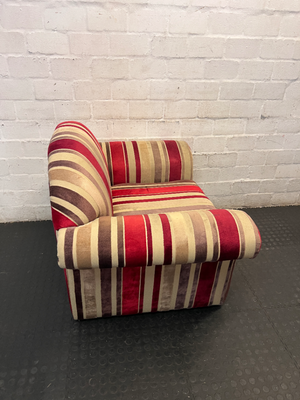 Stripped 1-Seater Armchair - Fair Condition with Surface Marks - 2ndhandwarehouse.com