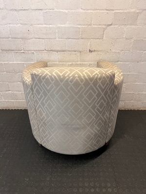 Pair of Coricraft Tub Chairs - Frayed & Stained Fabric - 2ndhandwarehouse.com