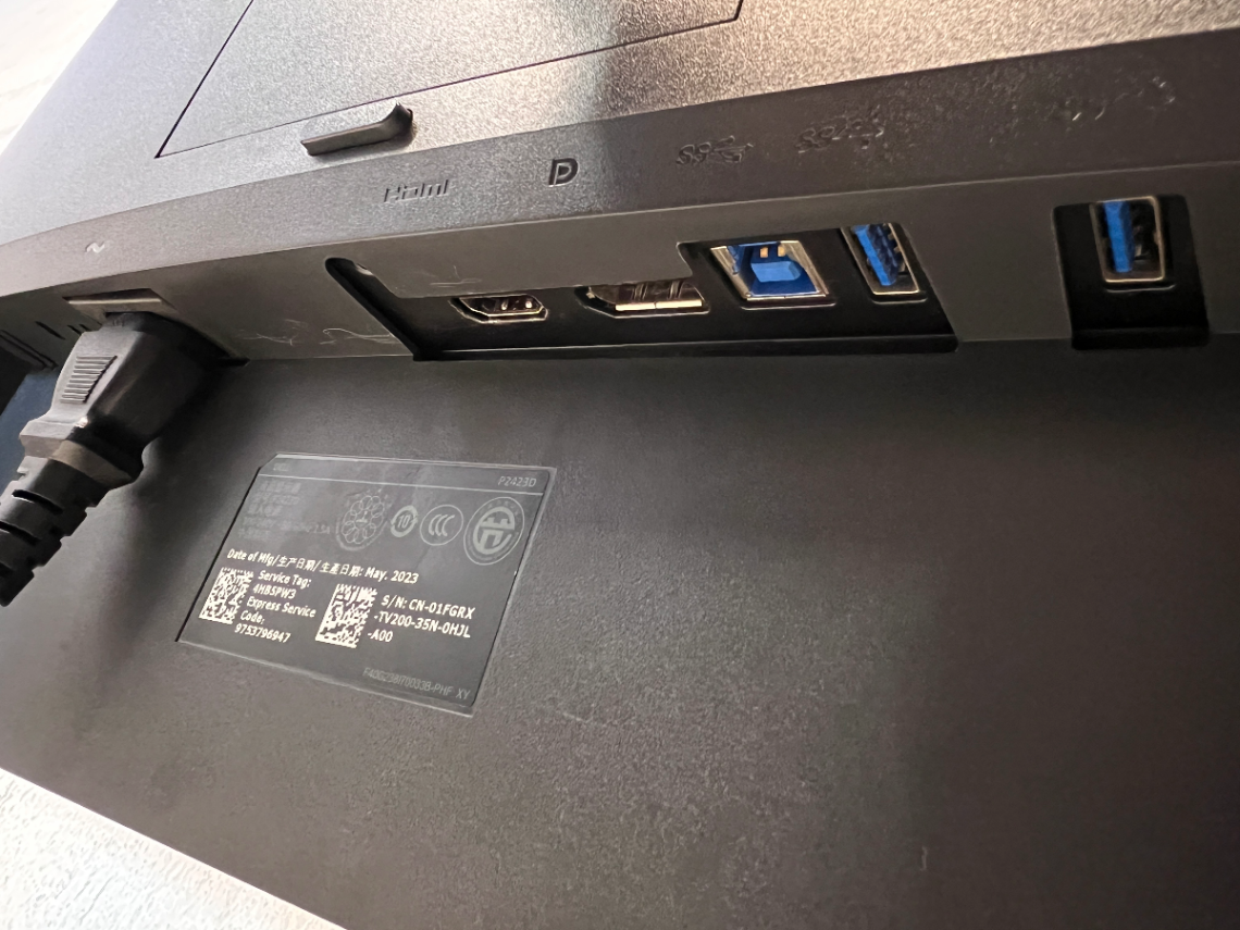 Dell 24" PC Monitor P2423D - Good Condition - 2ndhandwarehouse.com