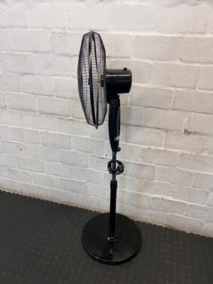 Black Elektra Pedestal Fan - Fair Condition - 2ndhandwarehouse.com