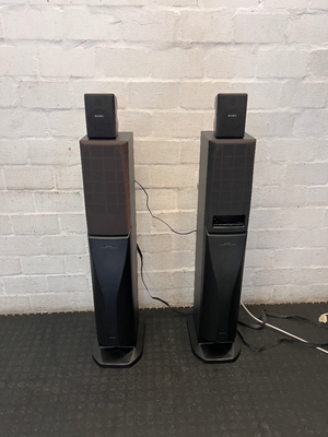 Sony Home Theater Speaker System - Well Used with Surface Dust - 2ndhandwarehouse.com