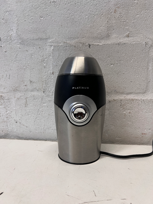 Platinum Stainless Steel Coffee Grinder - 2ndhandwarehouse.com