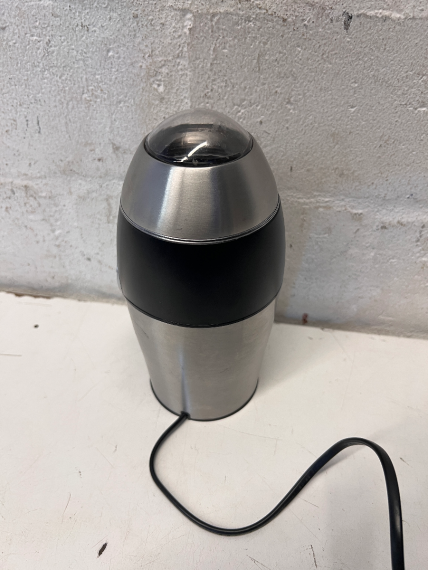 Platinum Stainless Steel Coffee Grinder - 2ndhandwarehouse.com