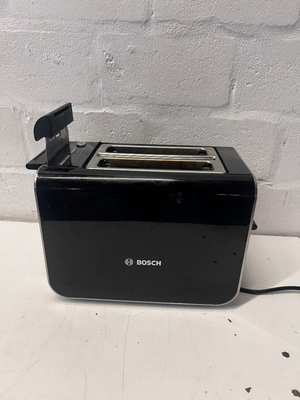 Black Bosch 2-Slice Toaster - Smudge Marks on Finish - 2ndhandwarehouse.com