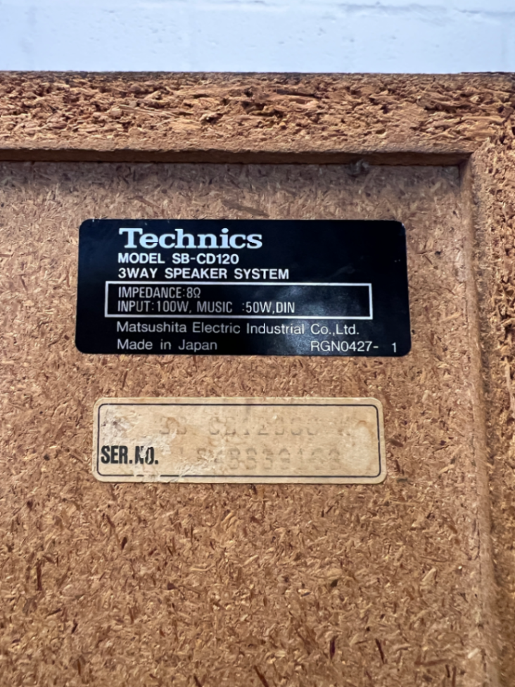 Technics Component Sound System with Four Speakers — Clean and Tested - 2ndhandwarehouse.com
