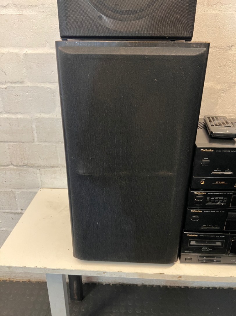 Technics Component Sound System with Four Speakers — Clean and Tested - 2ndhandwarehouse.com