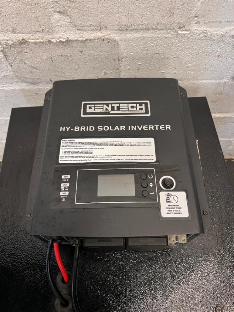 Gentech Hy-Brid Solar Inverter — Good Working Order - 2ndhandwarehouse.com