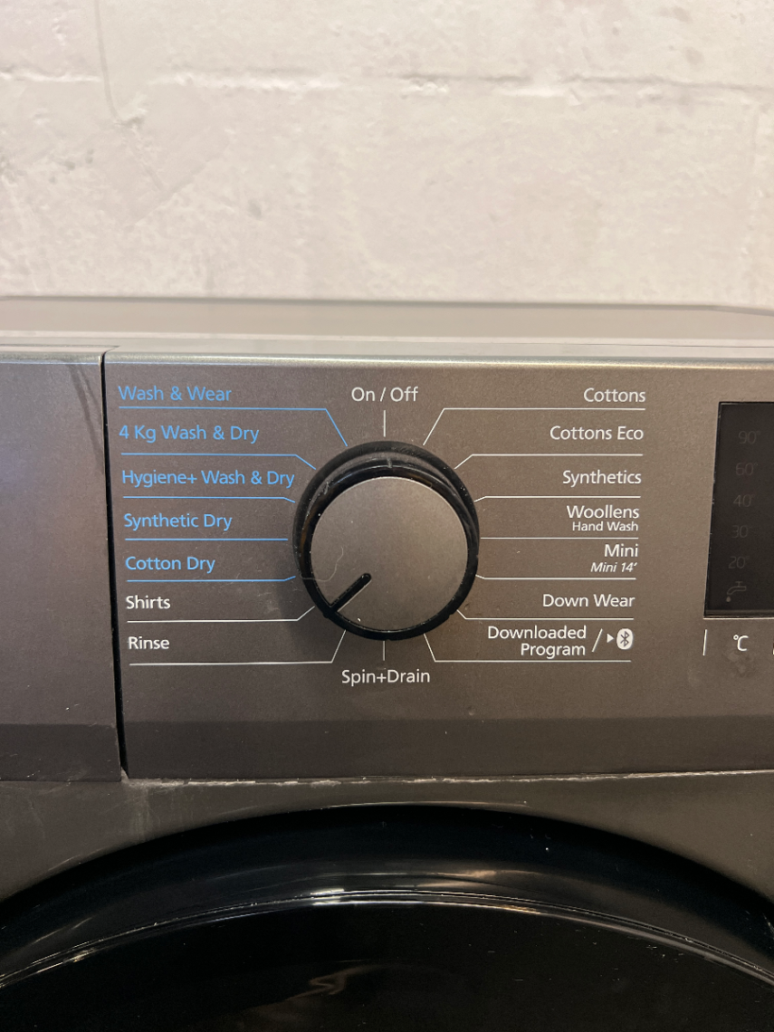 Defy Metallic Grey Front Loader Washing Machine — Good Working Order - 2ndhandwarehouse.com