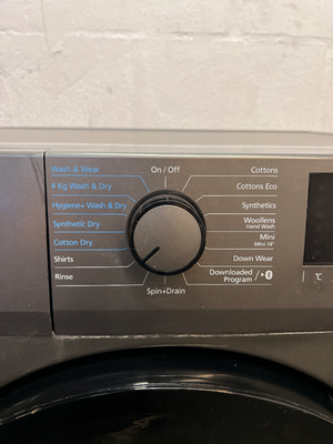 Defy Metallic Grey Front Loader Washing Machine — Good Working Order - 2ndhandwarehouse.com