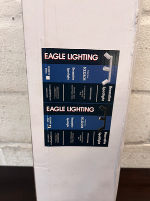 Eagle Lighting Matt Black 3-Light Spotlight Fixture — Unused in B - 2ndhandwarehouse.com