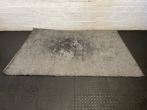 Charcoal Grey Shaggy Living Room Rug (230cm x 160cm) - 2ndhandwarehouse.com