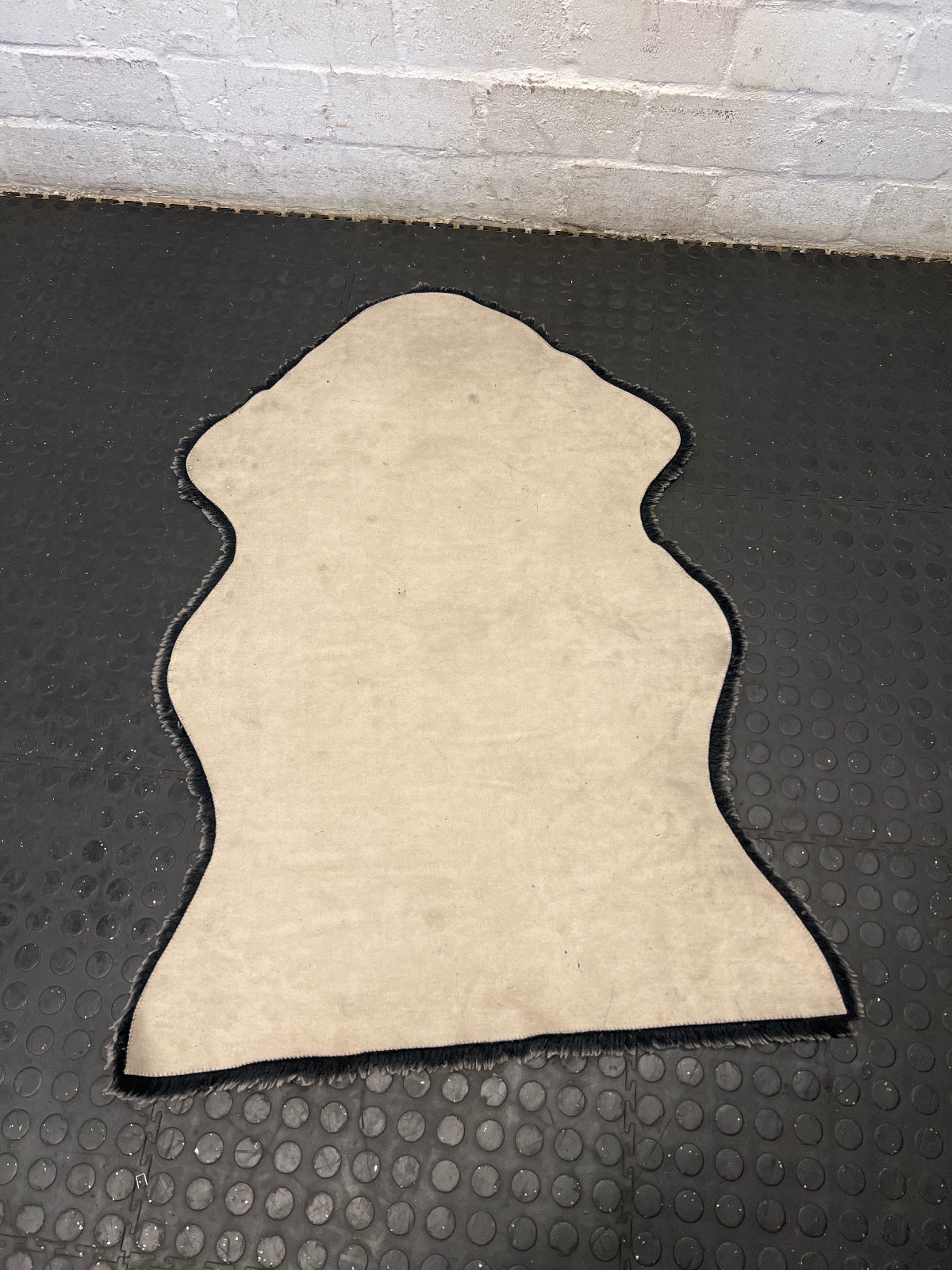 Charcoal Grey Faux-Hide Shag Rug - 2ndhandwarehouse.com