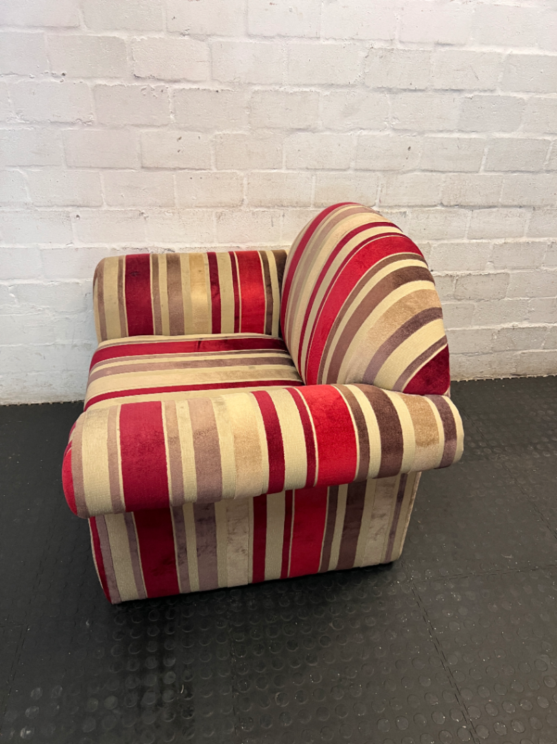 Stripped 1-Seater Armchair - Fair Condition with Surface Marks - 2ndhandwarehouse.com