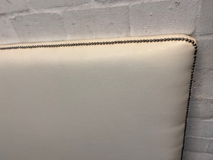 Classic King Leather Headboard with Stud Detailing - 2ndhandwarehouse.com