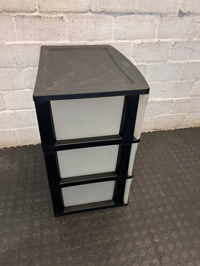 Addis 3-Drawer Plastic Storage Unit - 2ndhandwarehouse.com