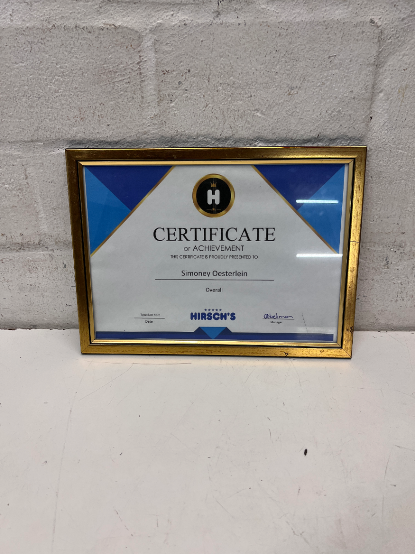 Gold Toned Metallic Picture Frame — Good Working Order - 2ndhandwarehouse.com