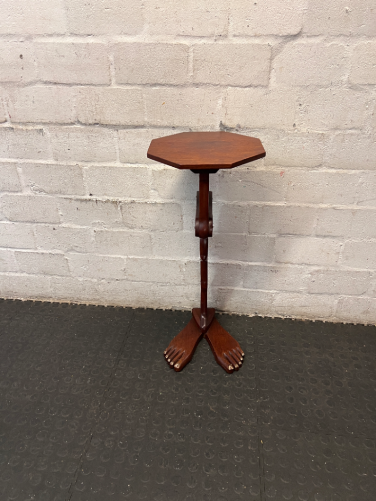 Carved Wooden Figurative Side Table - 2ndhandwarehouse.com