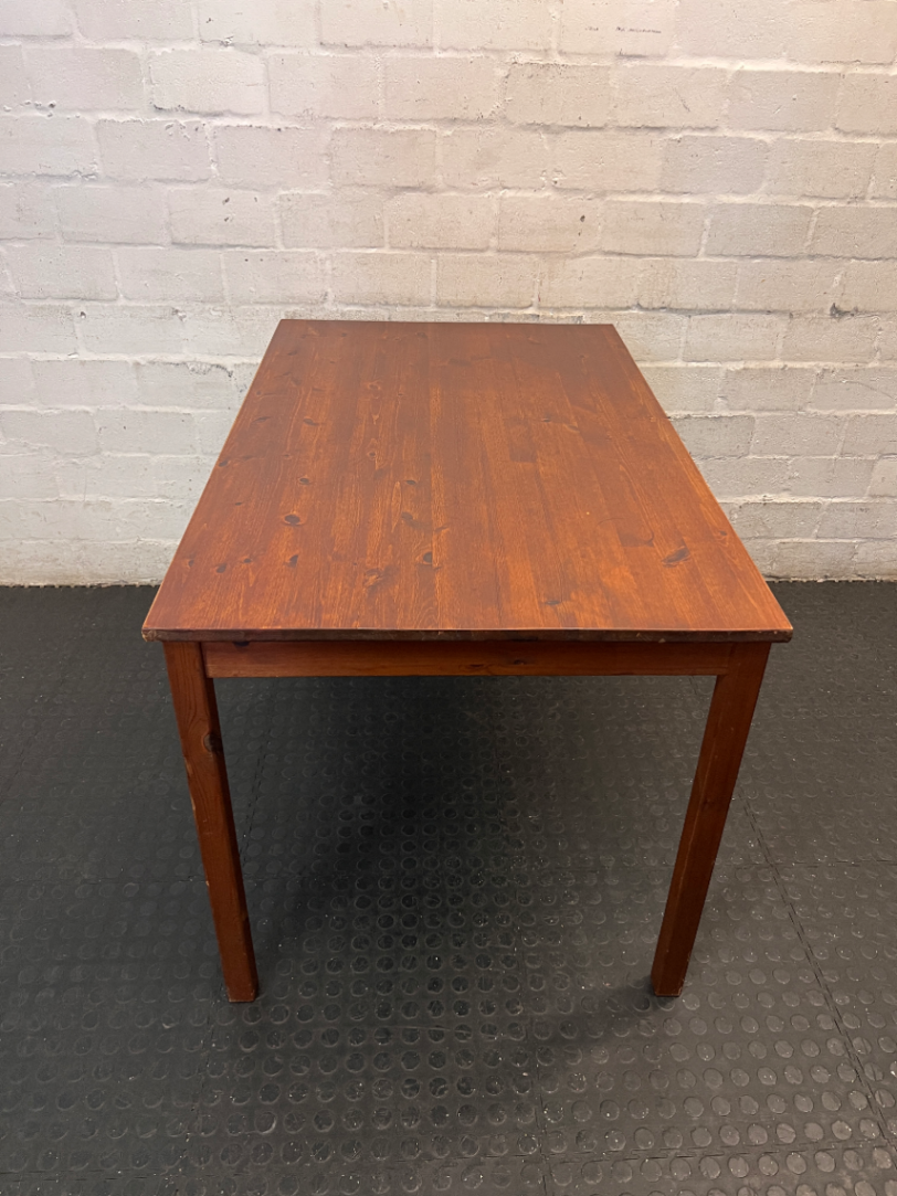 Classic Warm Wood Dining Table - 2ndhandwarehouse.com