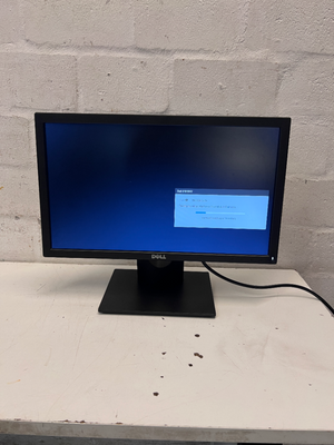 Black Dell Computer Monitor on Pedestal Stand — Good Working O - 2ndhandwarehouse.com