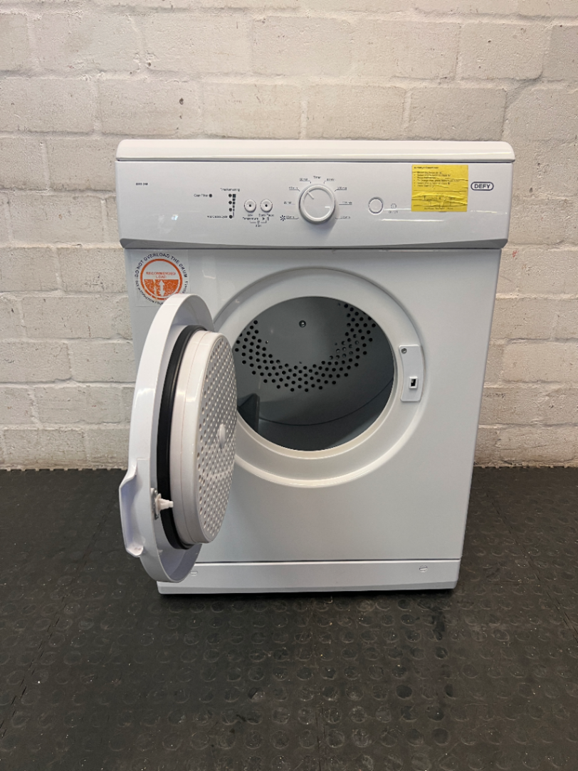 Defy White Front-Load Tumble Dryer — Good Working Order