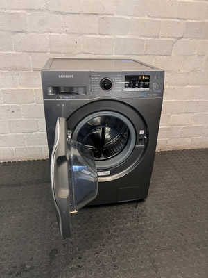 Samsung Grey Front Loader Washing Machine — Good Working Order